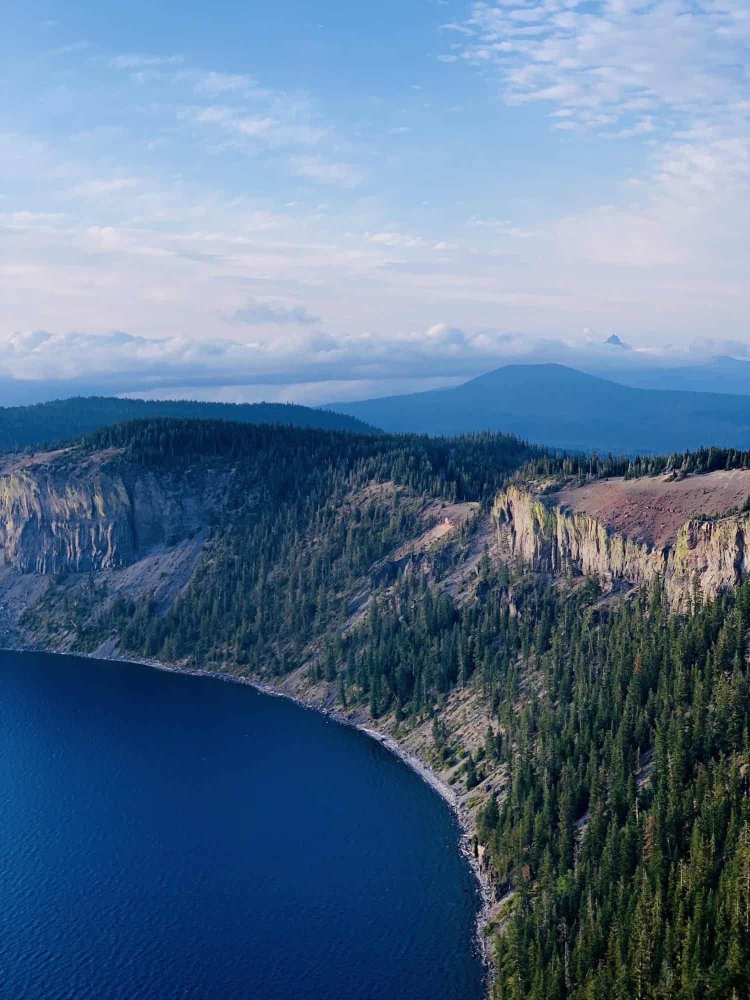 Crater Lake, looking east