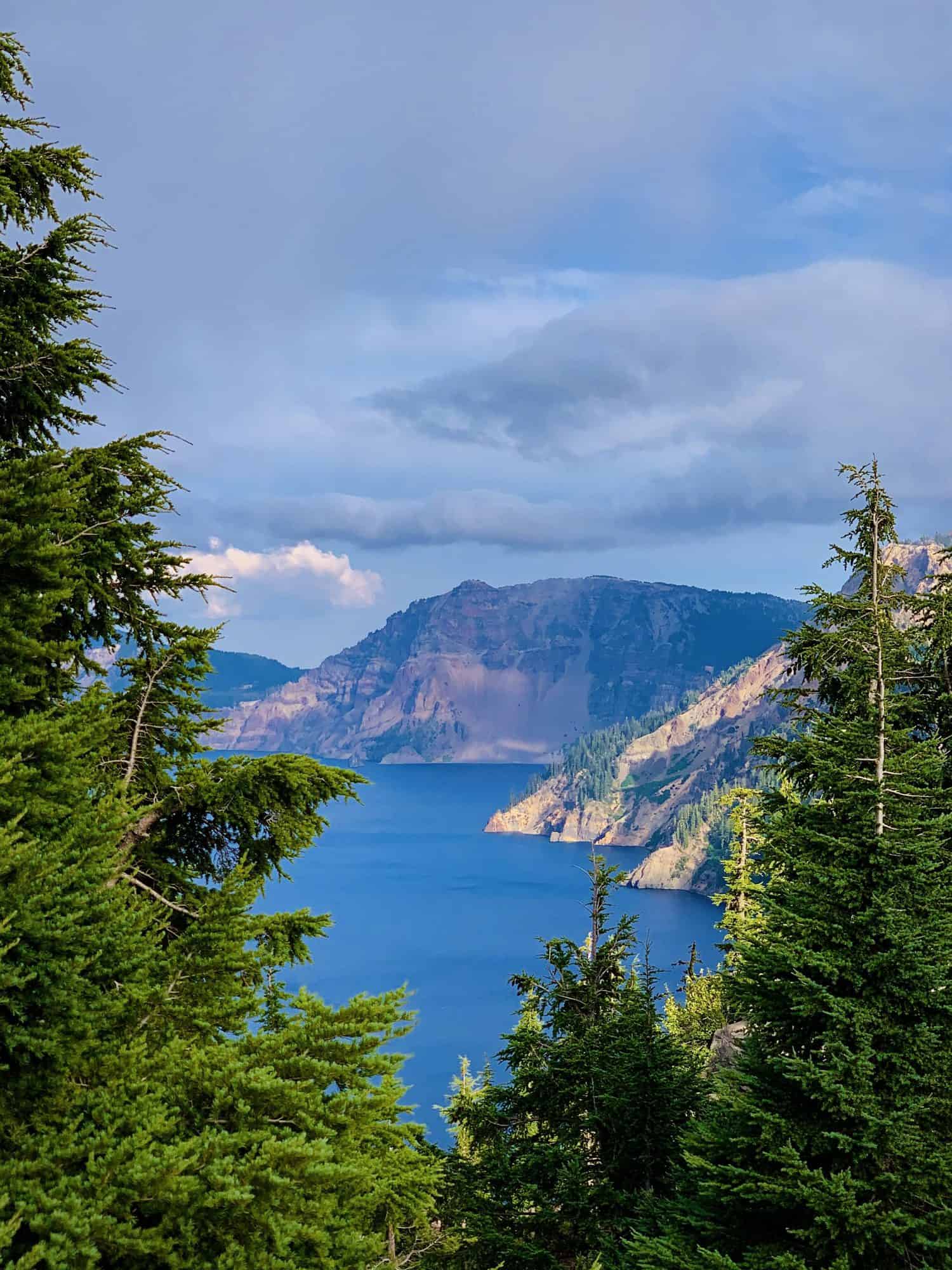 Crater Lake Through the Trees
